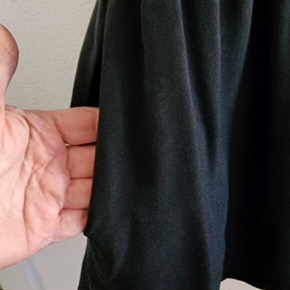 & Other Stories High Neck Sleeveless V-Back Silk Dress Black 36 Small - Picture 6 of 8